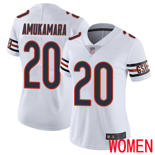 Chicago Bears Limited White Women Prince Amukamara Road Jersey NFL Football #20 Vapor Untouchable